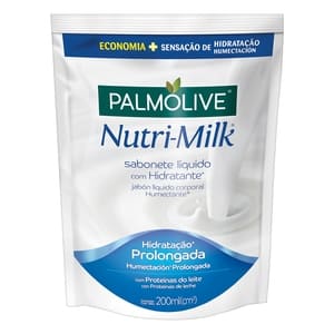 Sabonete Líquido Palmolive Nutri Milk Refil 200ml Hidratante