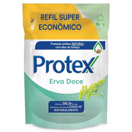 Sabonete Líquido Protex Refil Erva Doce 200ml