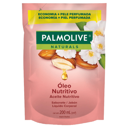 Sabonete Líquido Palmolive Naturals Óleo Nutritivo Camélia & Óleo de Amêndoas Refil 200ml