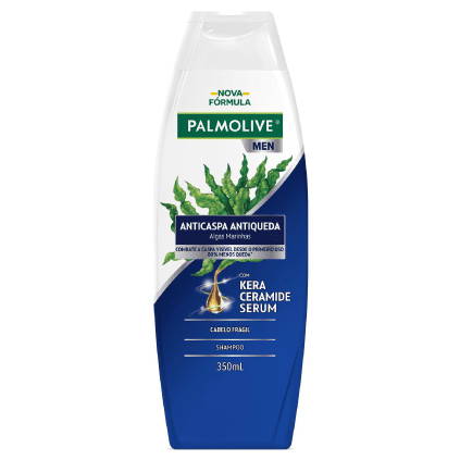 Shampoo Palmolive Men Anticaspa Atiqueda Algas Marinhas 350ml