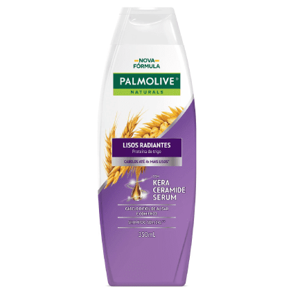Shampoo Palmolive Naturals Lisos Radiantes Proteína de Trigo 350ml
