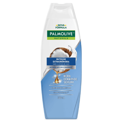 Shampoo Palmolive Naturals Nutrição Extraordinária Leite e Extrato de Coco 350ml