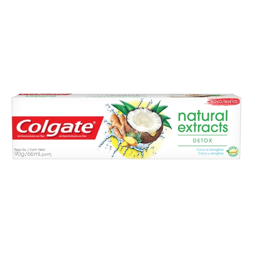 Creme Dental Colgate Naturals Coco e Gengibre 90g