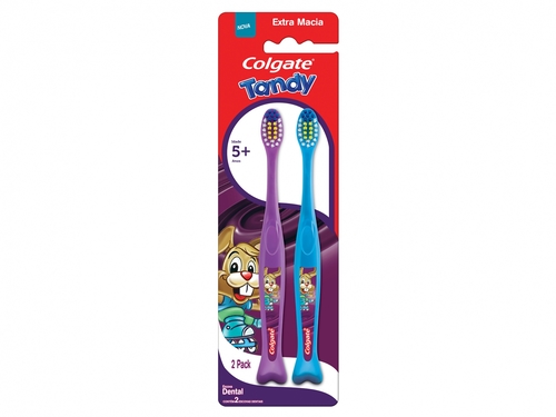 Escova Dental Infantil Colgate Tandy Extra Macia 5+ Anos (2 Unidades)