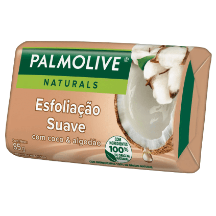 Sabonete Palmolive Naturals Esfoliação Suave Coco & Algodão 85g