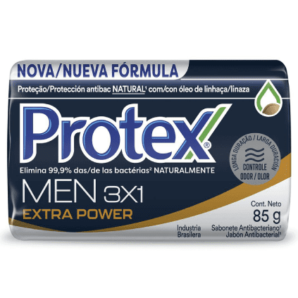 Sabonete Protex Men 3×1 Extra Power 85g