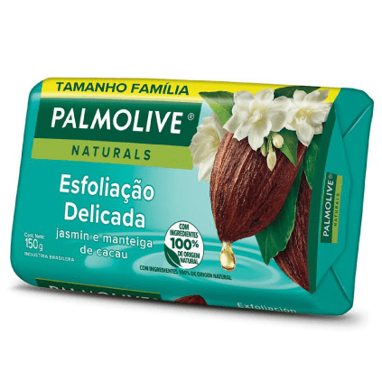 Sabonete Palmolive Naturals Esfoliação Delicada Jasmim e Manteiga de Cacau 150g
