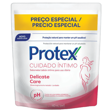 Sabonete Protex Íntimo Refil Delicate Care 140ml