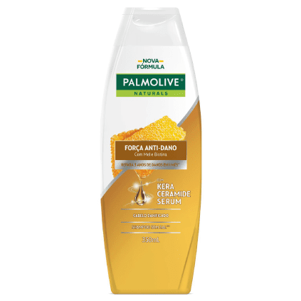 Shampoo Palmolive Naturals Força Anti-Dano Mel e Biotina 350ml