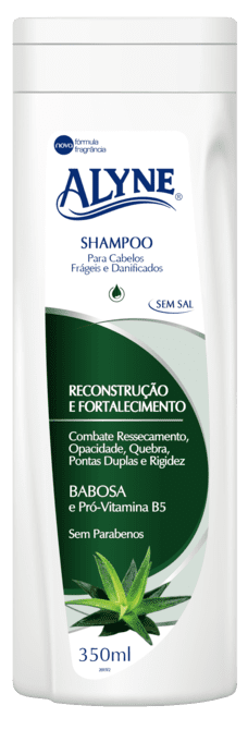 Shampoo Alyne 350ml Reconstrução e Fortalecimento