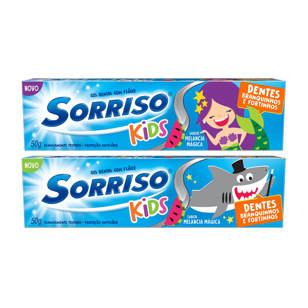 Gel Dental Sorriso Kids Melancia 50g
