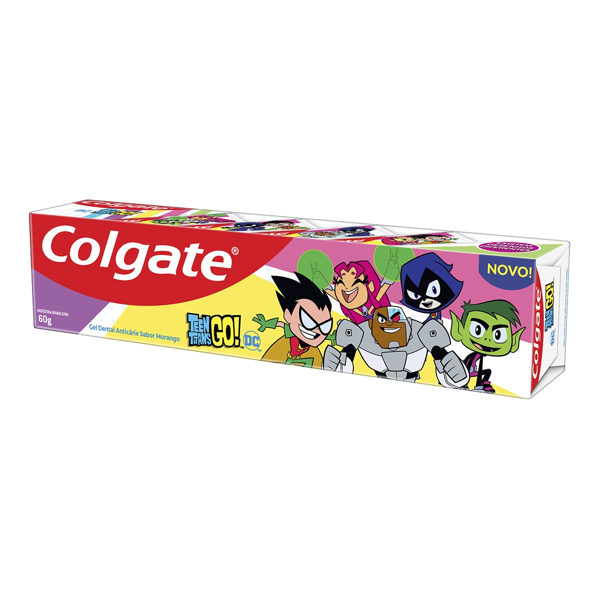 Gel Dental Colgate Teen Titans Go Morango 60g