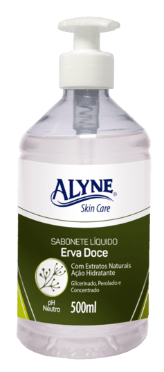 Sabonete líquido Alyne Skin Care Erva Doce 500ml