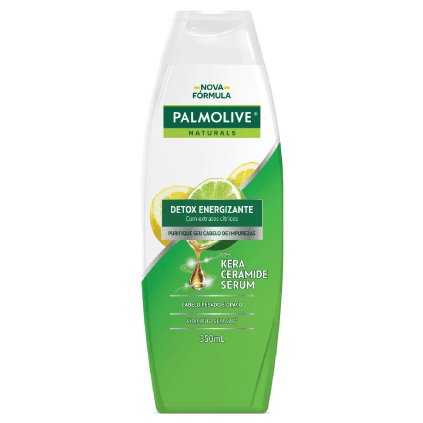 Shampoo Palmolive Naturals Detox Energizante Extratos Cítricos 350ml