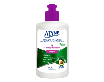 Creme Ativador de Cachos Alyne Cachos Definidos 300g