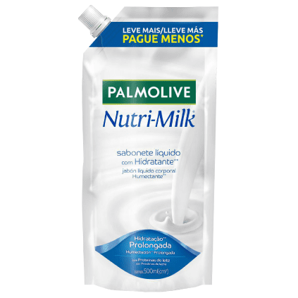 Sabonete Líquido Palmolive Nutri-Milk Hidratação Prolongada Refil 500ml