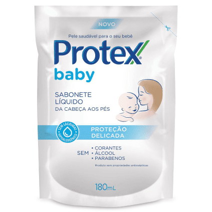 Sabonete Líquido Infantil Protex Baby  Refil 180ml