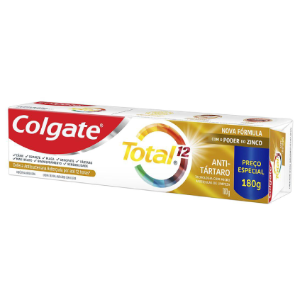 Creme Dental Colgate Total 12 Anti-Tártaro 180g