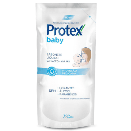 Sabonete Líquido Infantil Protex Baby  Refil 380ml