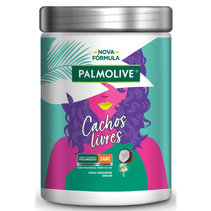 Creme p/ Pentear Palmolive Cachos Livres com Extrato de Coco 1L