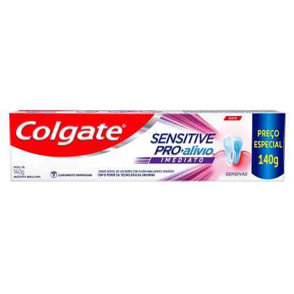 Creme Dental Colgate Sensitive Pro Alívio Imediato Gengivas 140g (Preço Especial)