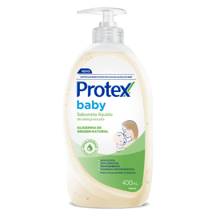 Sabonete Líquido Infantil Protex Baby Glicerina Natural 400ml