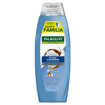 Shampoo Palmolive Naturals Nutrição Extraordinária Leite e Extrato de Coco 650ml