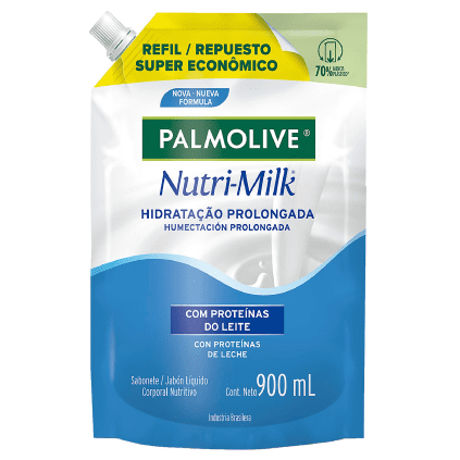 Sabonete Líquido Palmolive Nutri-Milk Hidratação Prolongada Refil 900ml