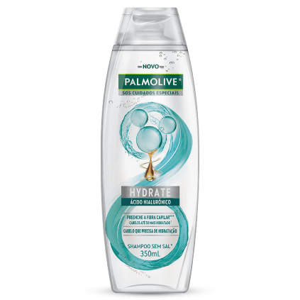 Shampoo Palmolive SOS Cuidados Especiais Hydrate Hialurônico 350ml