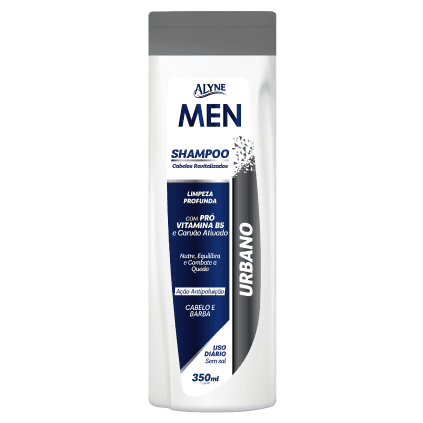 Shampoo Alyne Men Urbano Cabelo e Barba 350ml