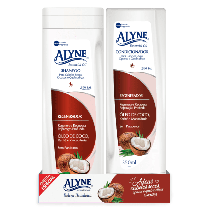 Shampoo + Condicionador Alyne Regenerador 350ml (Oferta Especial)