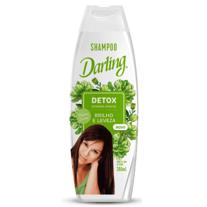 Shampoo Darling Detox Extratos Cítricos Brilho e Leveza 350ml