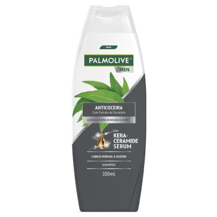 Shampoo Palmolive Men Anticaspa Aticoceira Extrato de Eucalipto 350ml