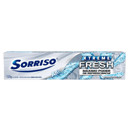 Gel Dental Sorriso Xtreme Fresh Mint Extra Forte 120g