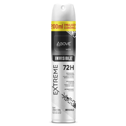 Desodorante Antitranspirante Above Extreme Invisible (M) 200ml