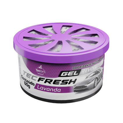 Odorizante Automotivo Tecbril Gel Lavanda 60g