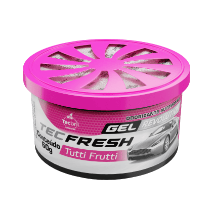 Odorizante Automotivo Tecbril Gel Tutti Frutti 60g