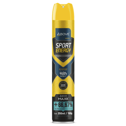 Desodorante Antitranspirante Above Maxx Sport Energy Men (M) 250ml