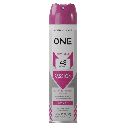 Desodorante Antitranspirante One By Above Passion (F) 150ml