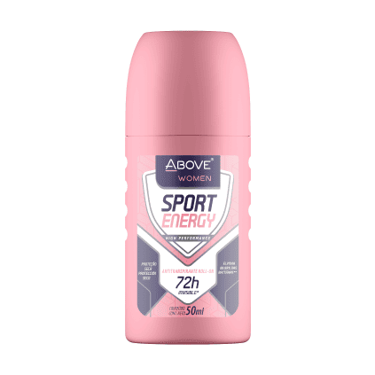 Desodorante Antitranspirante Above Roll-on Sport Energy Women (F) 50ml