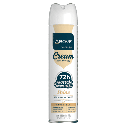 Desodorante Antitranspirante Above Cream Shine (F) 150ml