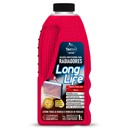 Aditivo de Radiador Tecbril Long Life Rosa 1L