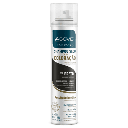 Shampoo Seco com Coloração Above Castanho Preto 150ml