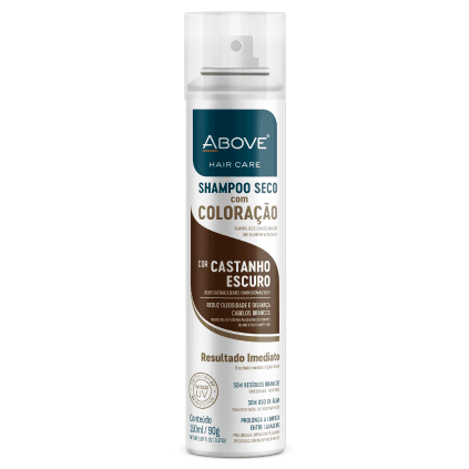 Shampoo Seco com Coloração Above Castanho Escuro 150ml