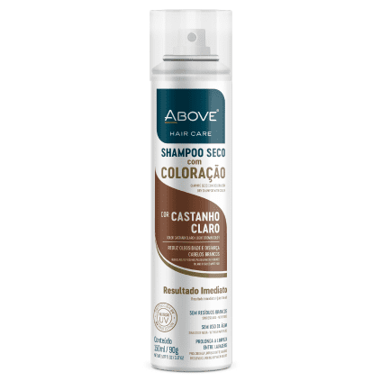 Shampoo Seco com Coloração Above Castanho Claro 150ml