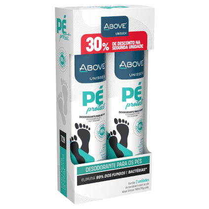 Desodorante para os Pés Above Pé Protect Unissex 150ml Pack Duo