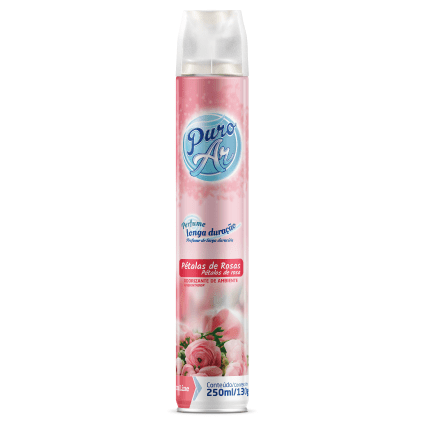 Odorizante de Ambientes Puro Ar Pétalas de Rosas 250ml