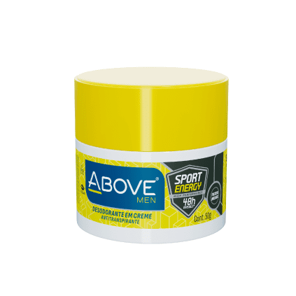 Desodorante Antitranspirante em Creme Above Sport Energy Men (M) 50g