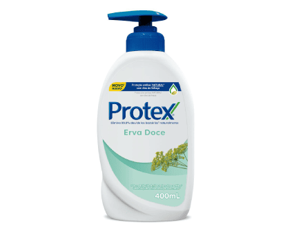 Sabonete Líquido para as Mãos Protex Erva Doce 400ml
