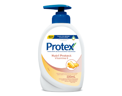 Sabonete Líquido Para as Mãos Protex Vitamina E 220ml